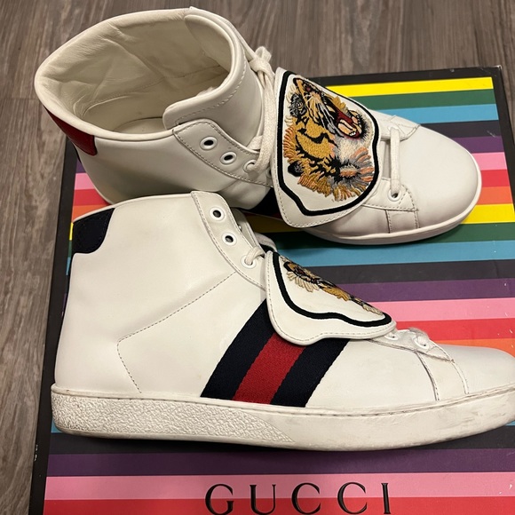 Gucci Ace Tiger Patch High Top - Picture 4 of 8